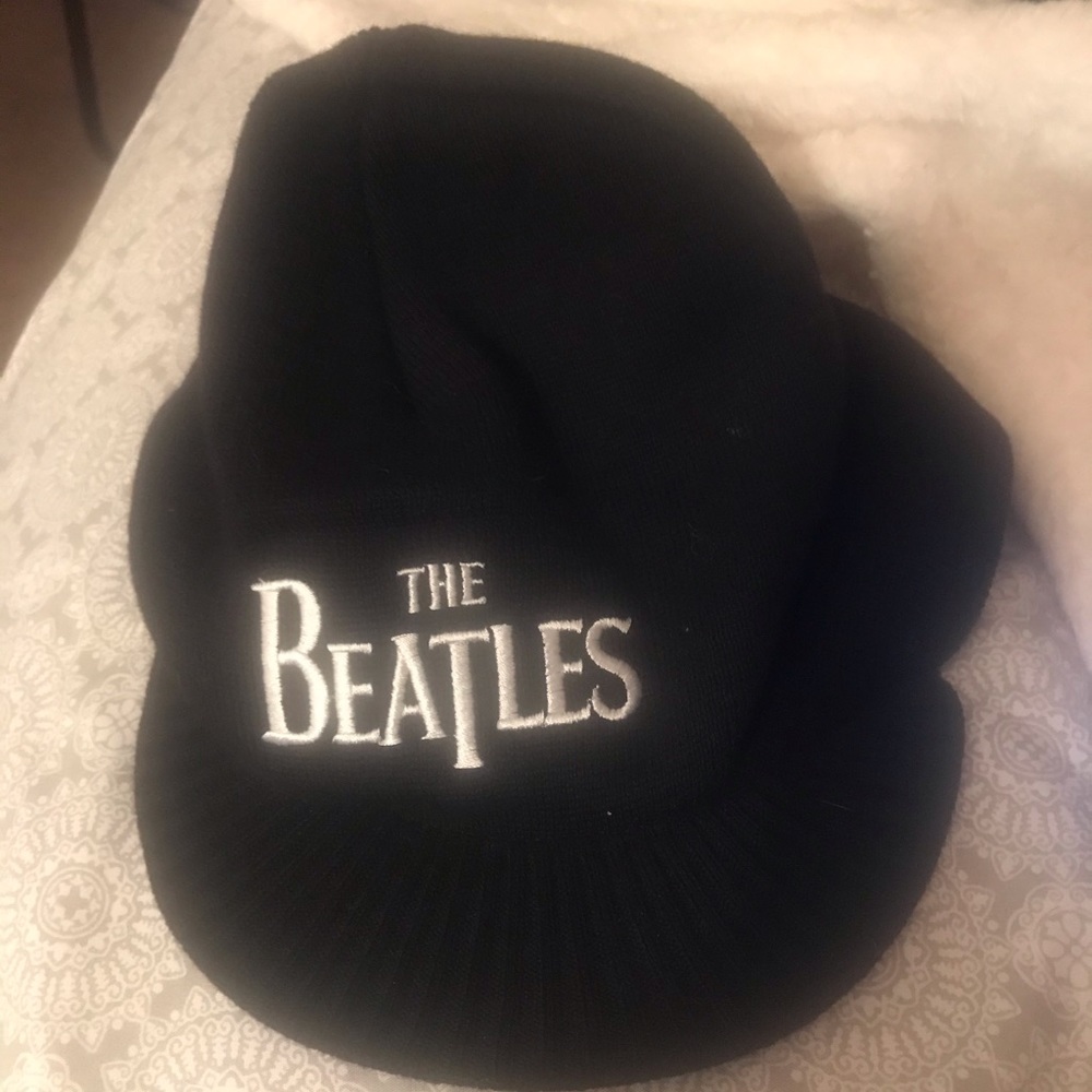 The Beatles 2004 black skull cap unisex